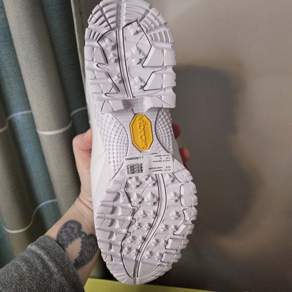 NEW J.Lindeberg Hiker Sneaker White Chunky Mens Trail Shoes EU 42 | US 9 Vibram - Picture 8 of 14